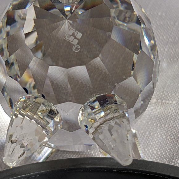 Great Vtg Swarovski Crystal Pig With Original Box Mint Reflects Light Signed - Picture 10 of 12